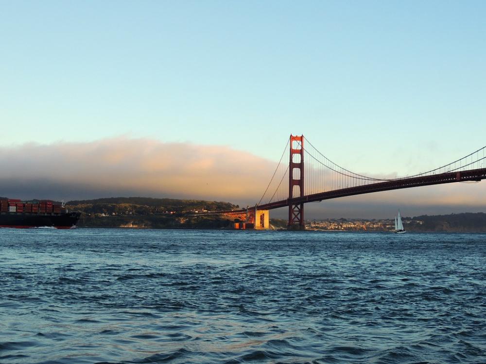 Golden Gate Bridge San Francisco Ocean Pacific Golden Gate Bridge San Francisco Ocean Pacific