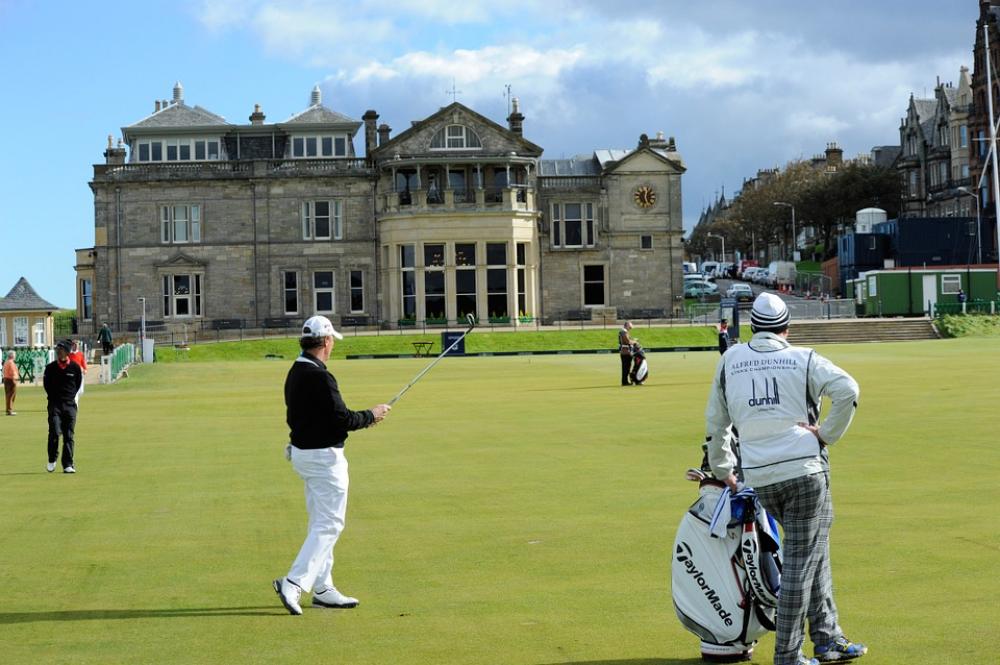 Golf Game Golf Golfer St Andrews Scotland Golf Game Golf Golfer St Andrews Scotland