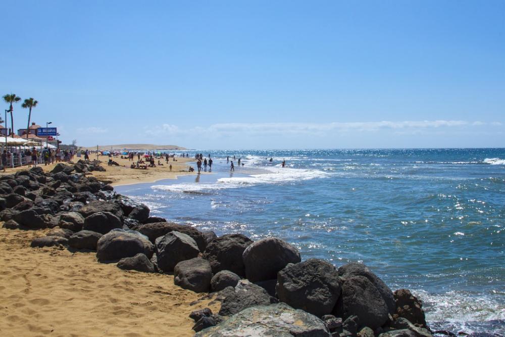 Gran Canaria The Coast Rocks Landscapes Ocean Gran Canaria The Coast Rocks Landscapes Ocean
