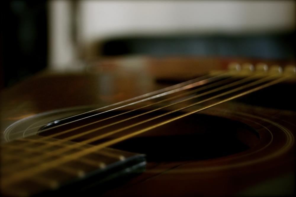 Guitar Strings Music Sound Oblique Dark Concert Guitar Strings Music Sound Oblique Dark Concert