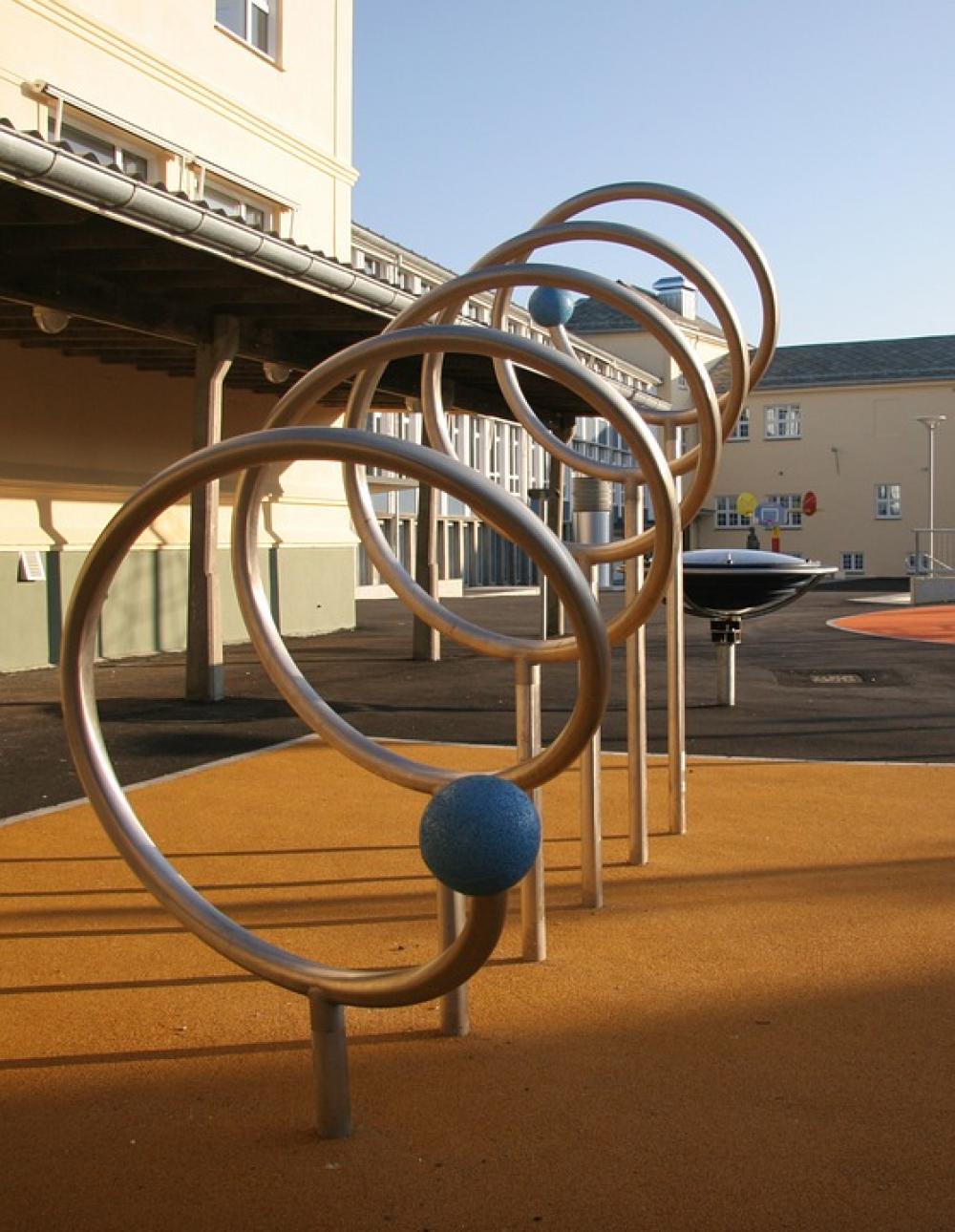 Hauge Skole Toy Machine Schoolyard Children Hauge Skole Toy Machine Schoolyard Children
