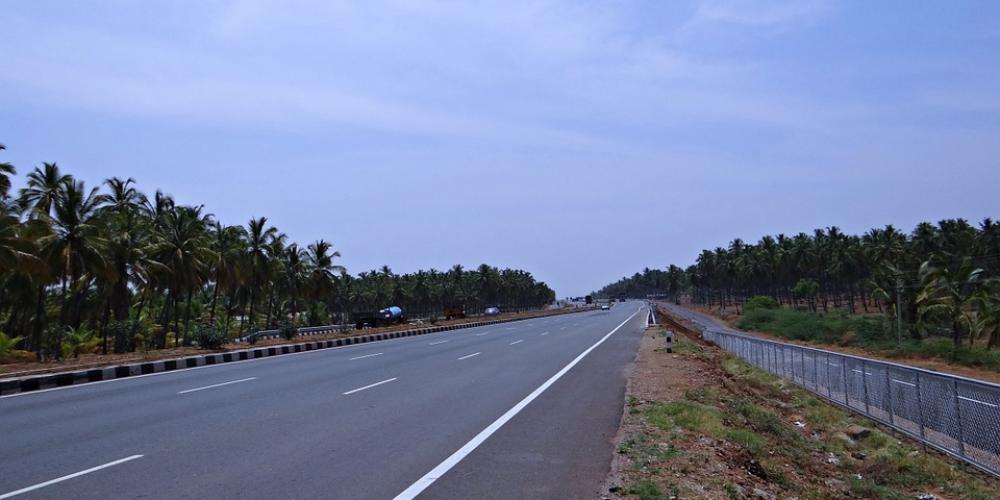 Highway Street Road Ah- 47 Asia Karnataka India Highway Street Road Ah- 47 Asia Karnataka India