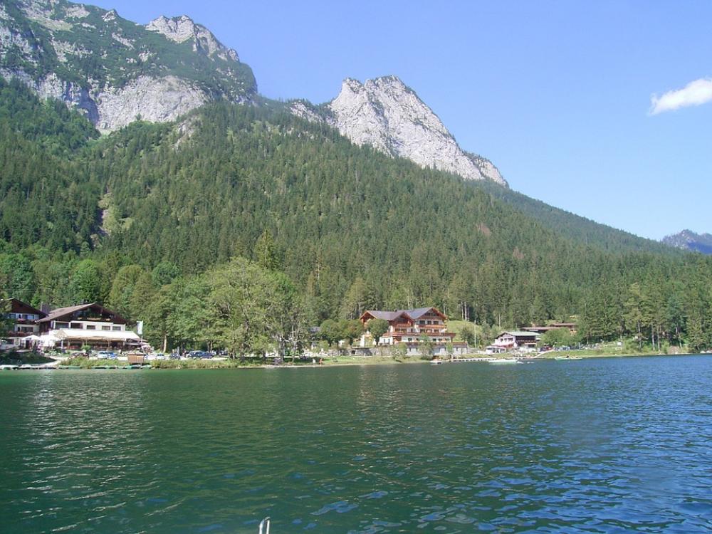 Hintersee Water Blue Reflections Hintersee Water Blue Reflections