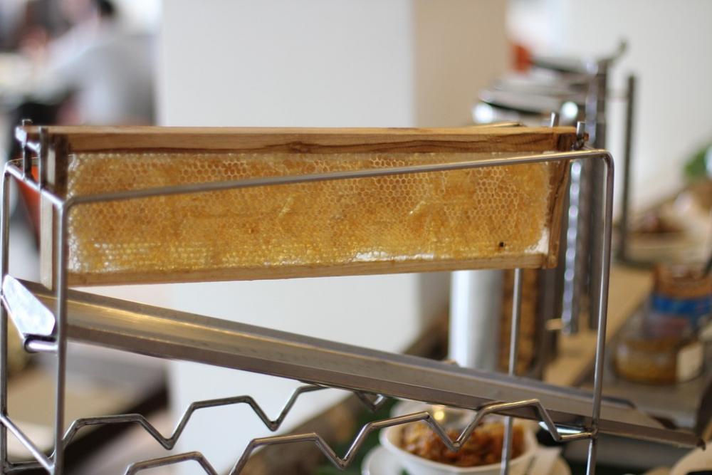 Honey Food Honeycomb Breakfast Sweet Honey Food Honeycomb Breakfast Sweet