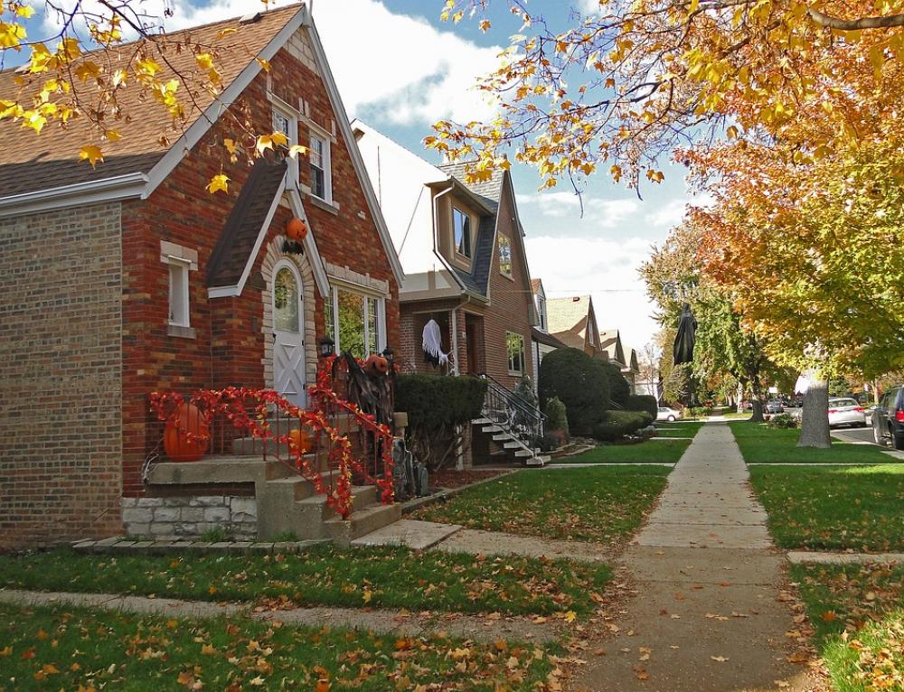 House Entrance Stairs Street City Autumn Mood House Entrance Stairs Street City Autumn Mood