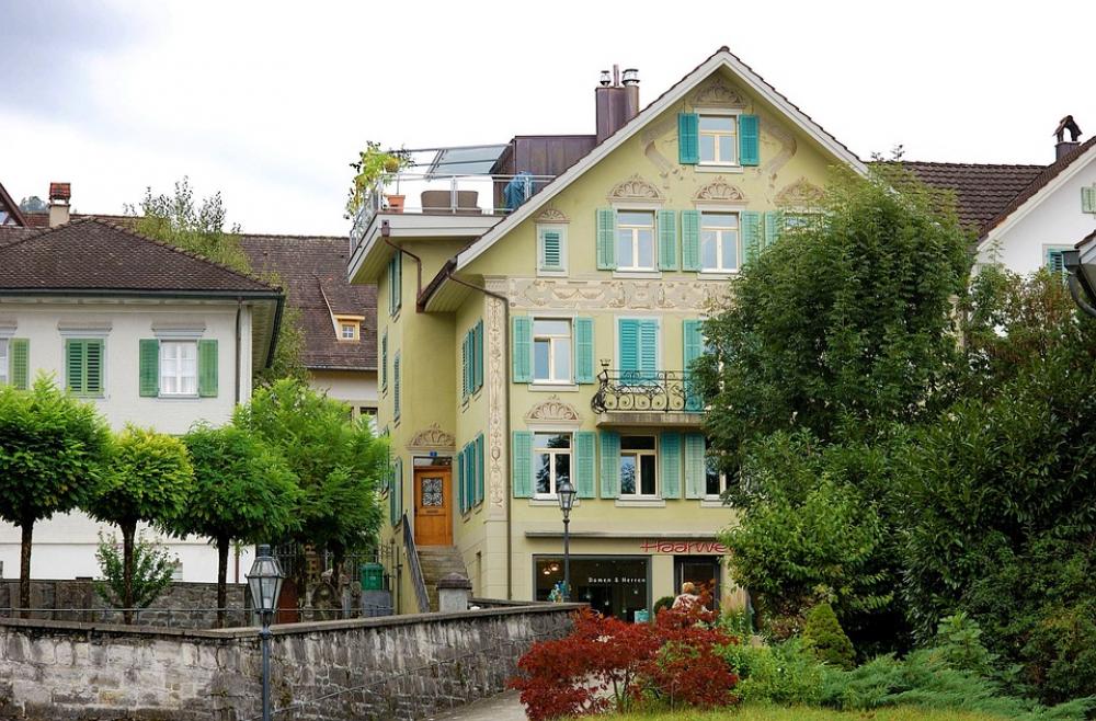 House Facade Stans Switzerland House Facade Stans Switzerland
