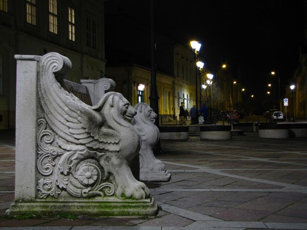 In The Evening Pad Square Lighting City Nice In The Evening Pad Square Lighting City Nice
