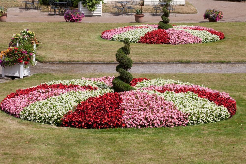 Italian Garden Rondelle Flowers Flora Pink Red Italian Garden Rondelle Flowers Flora Pink Red