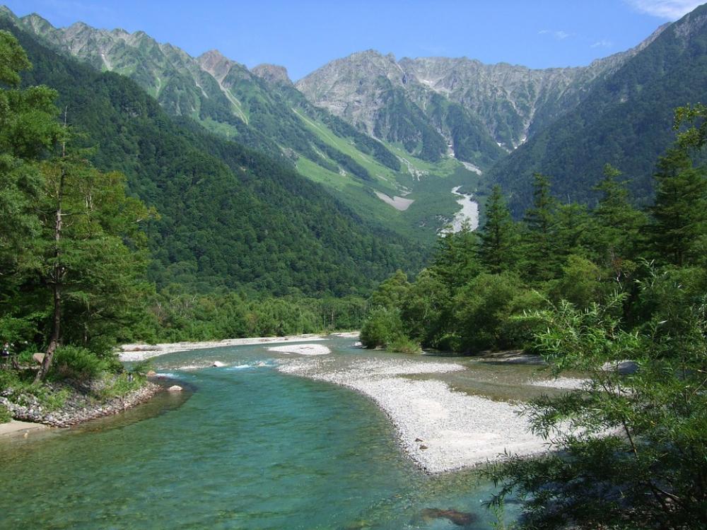 Kamikochi Azusa Back Hodaka Japan Kamikochi Azusa Back Hodaka Japan