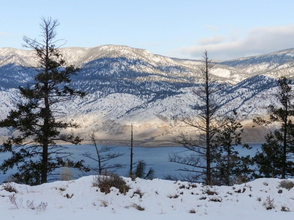 Kamloops Lake British Columbia Canada Winter Kamloops Lake British Columbia Canada Winter