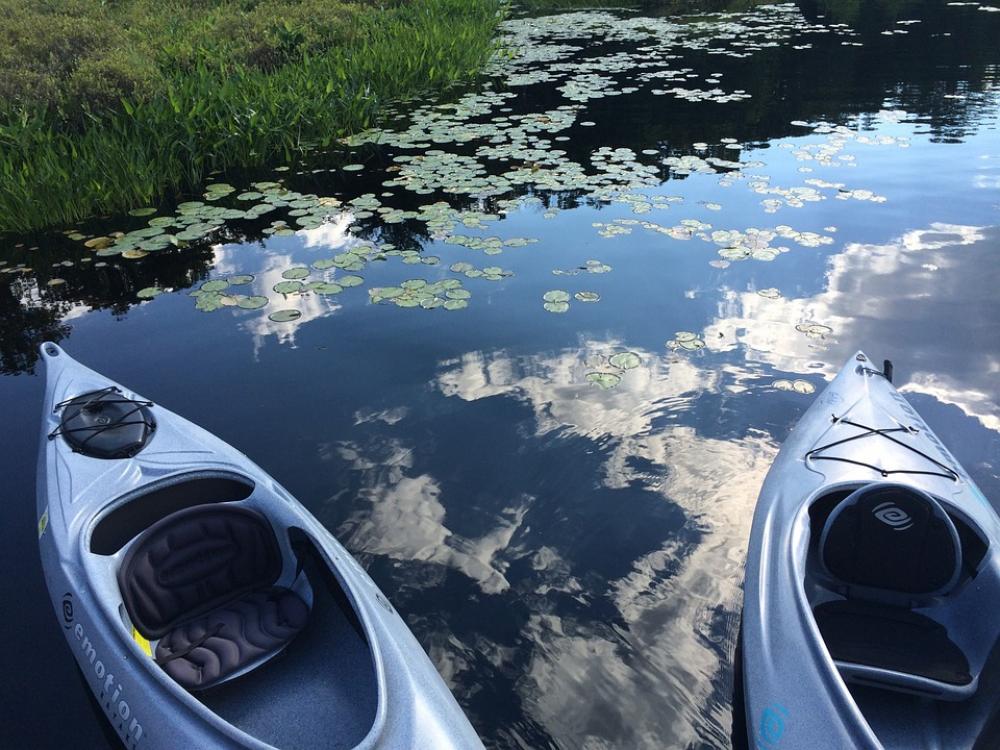 Kayak Lake Watersports Summer Outdoor Blue Kayak Lake Watersports Summer Outdoor Blue