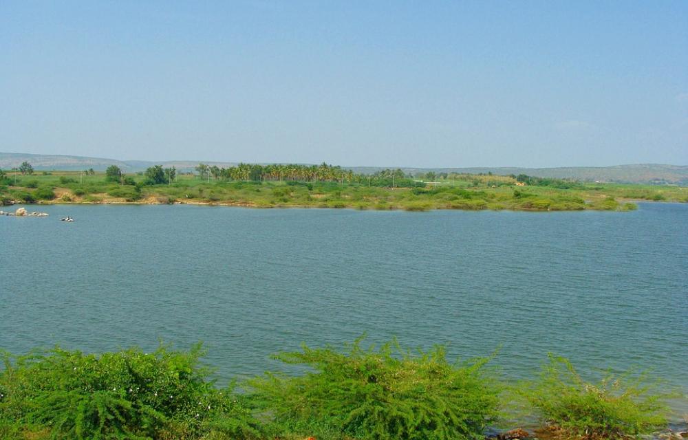 Krishna River Backwaters Bagalkot Karnataka India Krishna River Backwaters Bagalkot Karnataka India