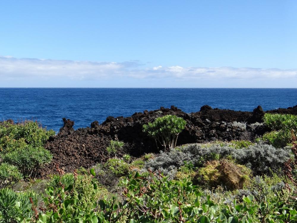 La Palma Canary Island Cliffs Sea Vision Clouds La Palma Canary Island Cliffs Sea Vision Clouds