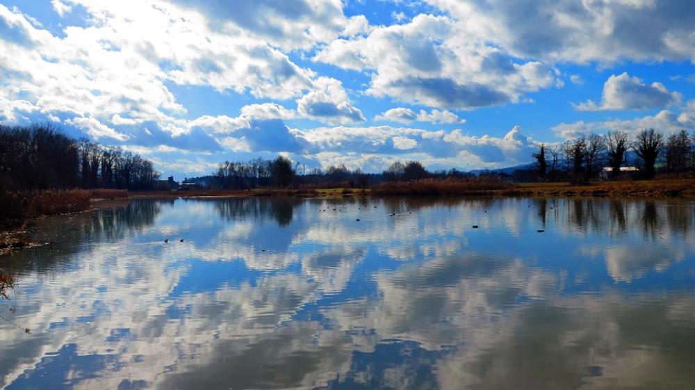 Lake Clouds Reflect Water Waters Nature Pond Lake Clouds Reflect Water Waters Nature Pond