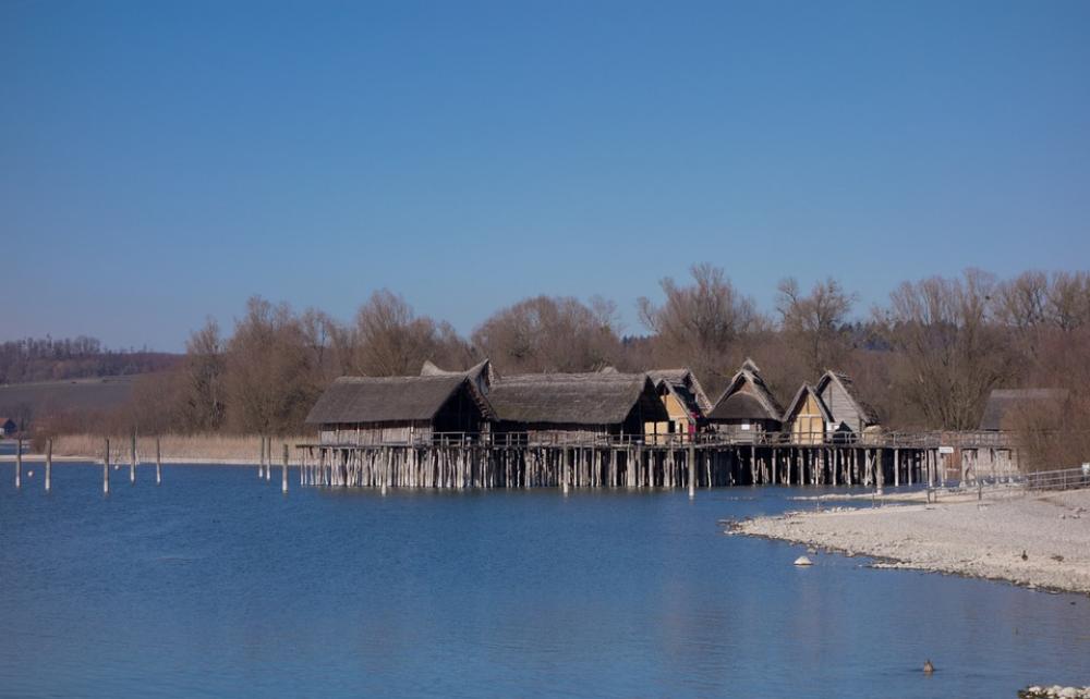 Lake Constance Uhldingen Stilt Houses Beach Lake Constance Uhldingen Stilt Houses Beach