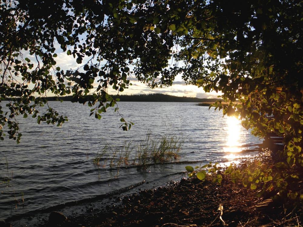 Lake In Finland Savonlinna Saimaa Sunset Finnish Lake In Finland Savonlinna Saimaa Sunset Finnish