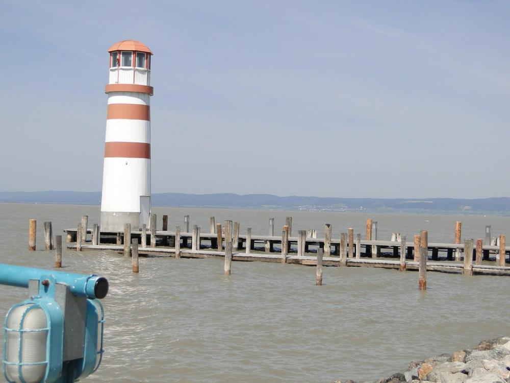 Lake Neusiedl Austria Lighthouse Lake Neusiedl Austria Lighthouse