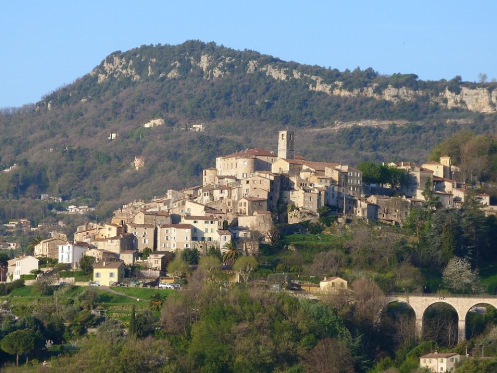 Landscape Old Village Provence Alps France Sun Landscape Old Village Provence Alps France Sun
