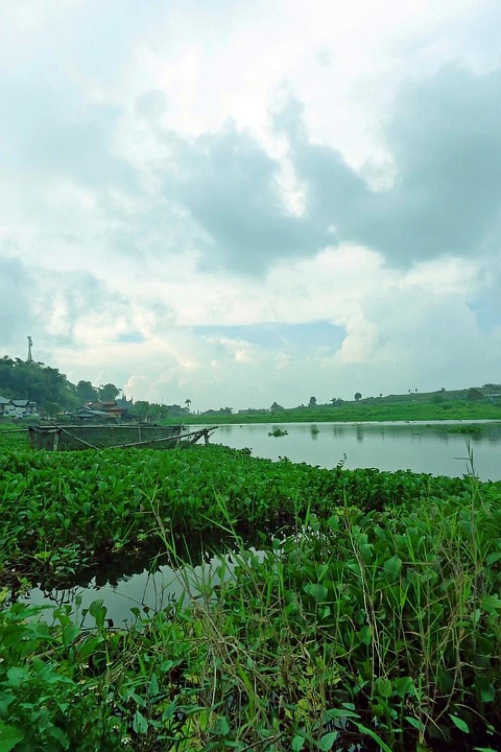 Landscape Green Blue Sky Water River Landscape Green Blue Sky Water River