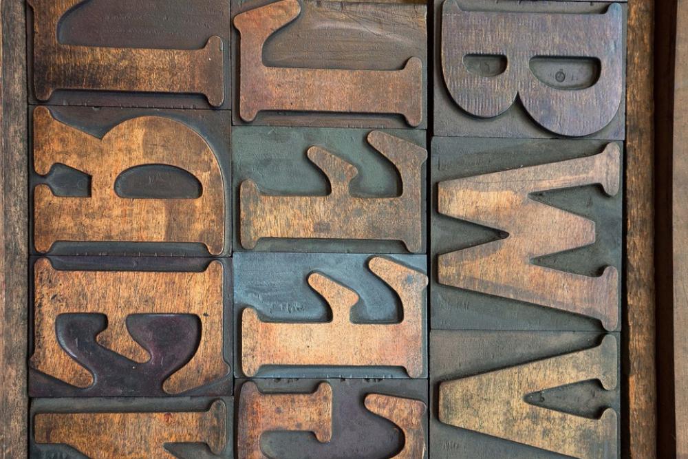 Letters Wooden Alphabet Letters Mirrored Serifs Letters Wooden Alphabet Letters Mirrored Serifs