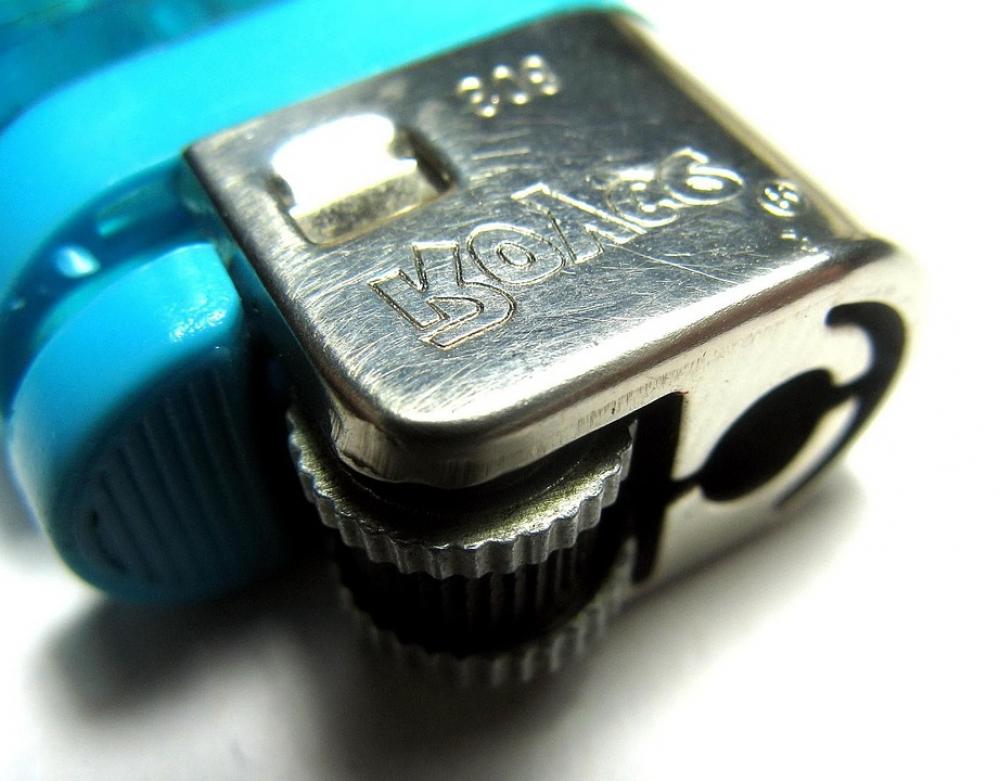Lighter Fire Blue Plastic Flammable Fuel Gas Lighter Fire Blue Plastic Flammable Fuel Gas