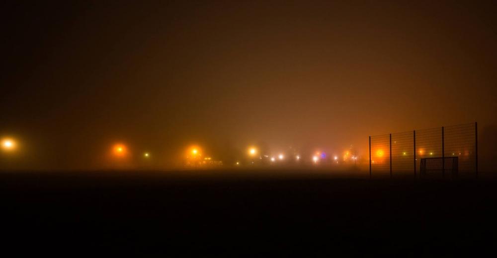 Lights Fog Meadow Abendstimmung Pasture Lights Fog Meadow Abendstimmung Pasture