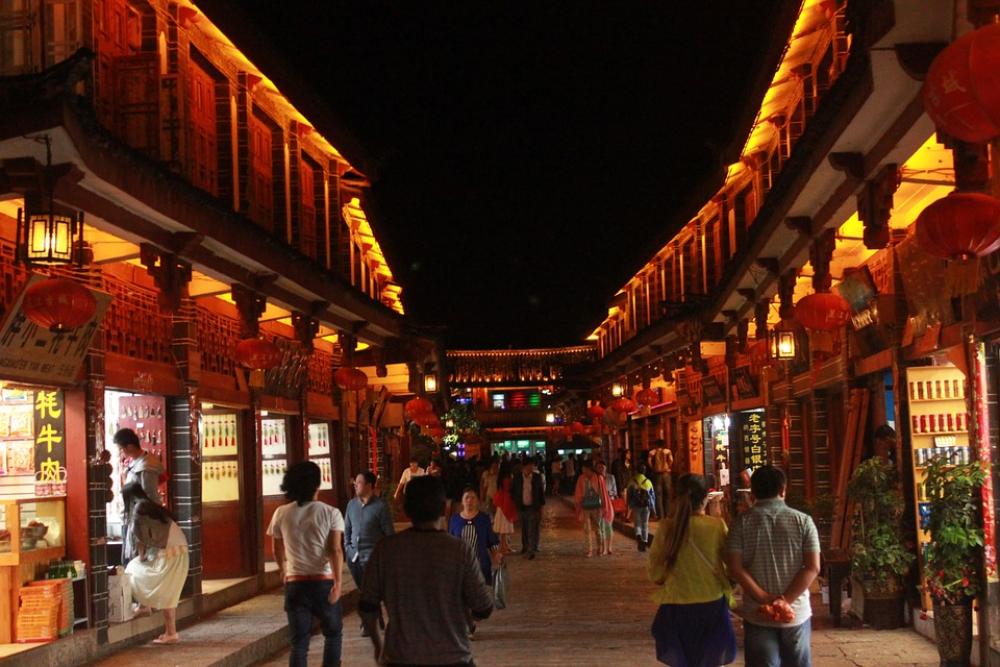 Lijiang Night View Street View Lijiang Night View Street View