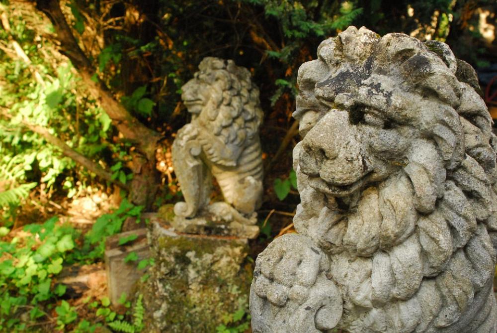 Lion Stone Figure Statue Sculpture Garden Statue Lion Stone Figure Statue Sculpture Garden Statue