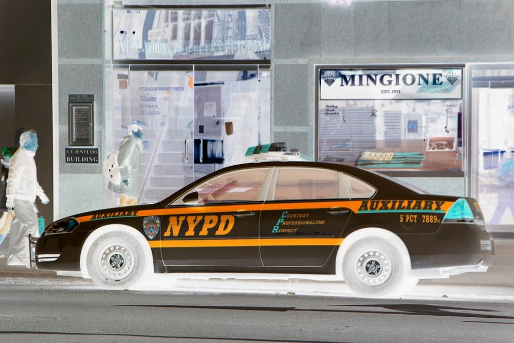 Machine Motorist Auto Road New York Police Machine Motorist Auto Road New York Police