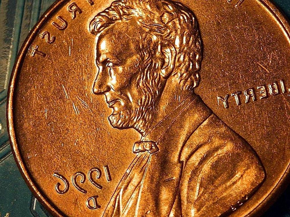 Macro Coin Lincoln Copper Cents Penny Coins Macro Coin Lincoln Copper Cents Penny Coins