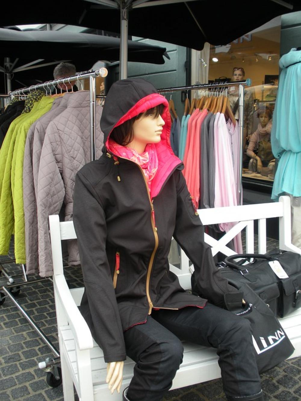 Mannequin Doll Detail Clothes Pink Black Shopping Mannequin Doll Detail Clothes Pink Black Shopping