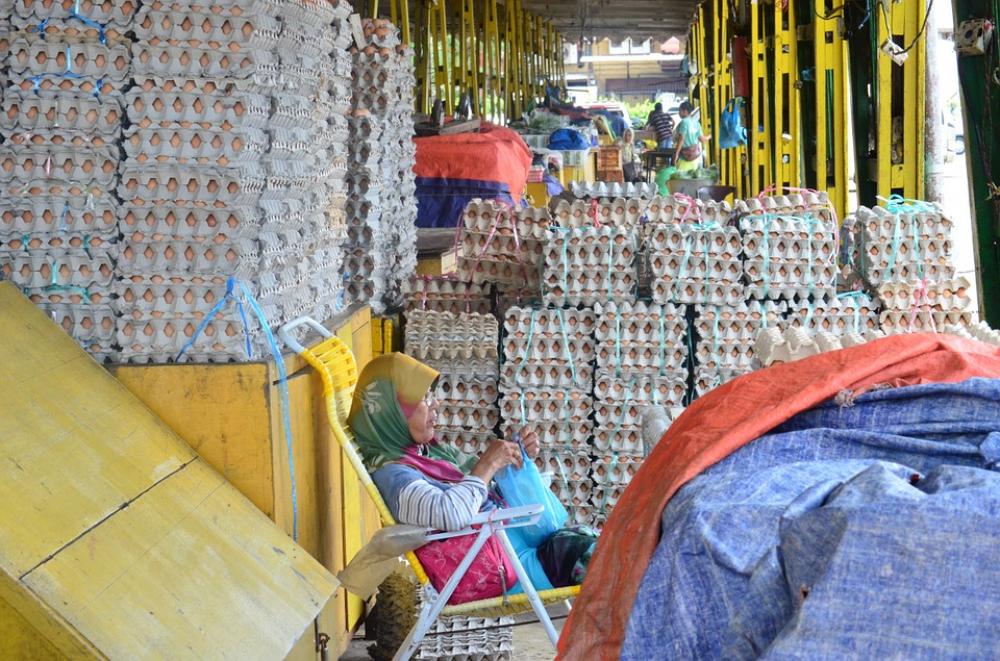 Market Asia Borneo Egg Exotic Food Market Asia Borneo Egg Exotic Food