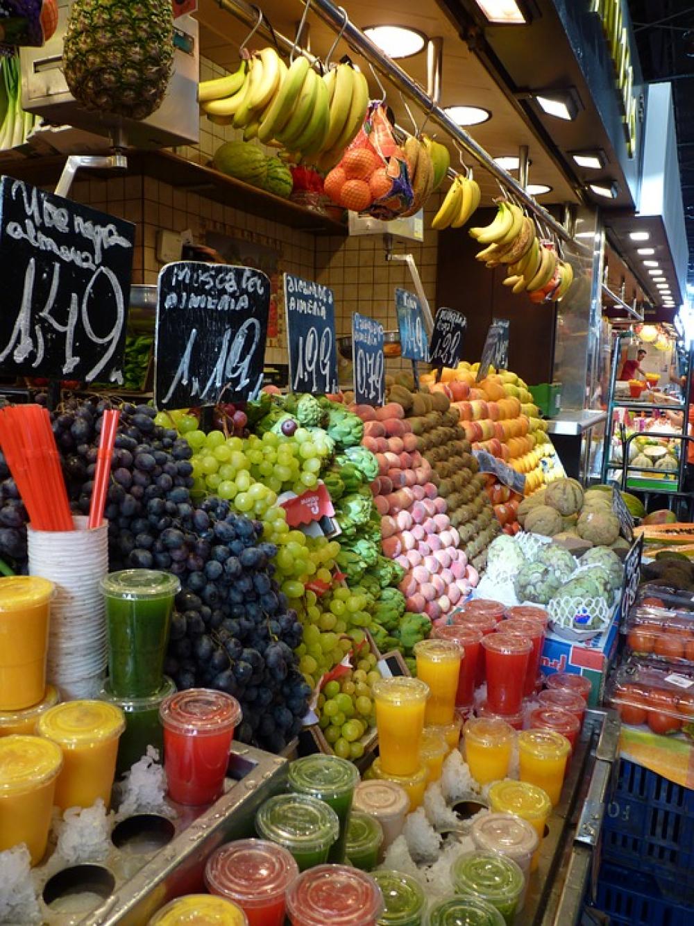 Market Fruit Barcelona Spain Fresh Food Produce Market Fruit Barcelona Spain Fresh Food Produce