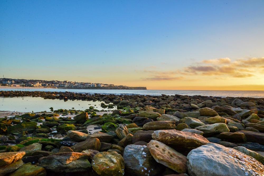 Maroubra Sydney Australia Sunrise Beach Rocks Maroubra Sydney Australia Sunrise Beach Rocks