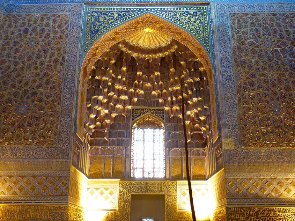 Medrese Tillakori Medrese Tillya Kori Mosque Gilded Medrese Tillakori Medrese Tillya Kori Mosque Gilded
