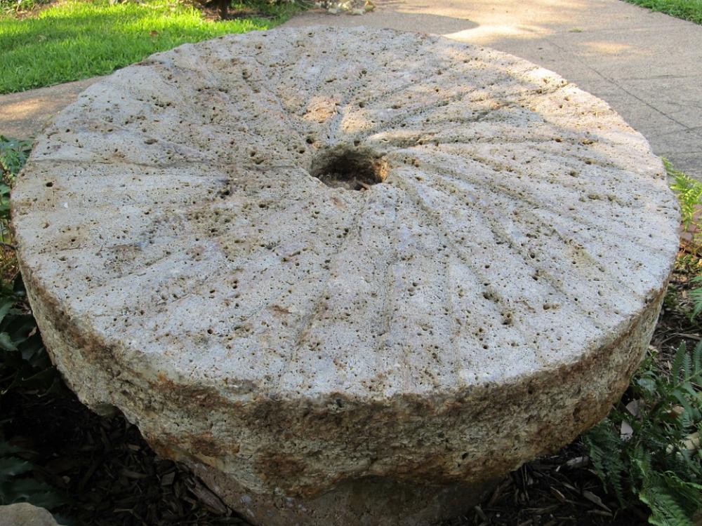 Millstone Grind Grain Flour Mill Disc France Millstone Grind Grain Flour Mill Disc France