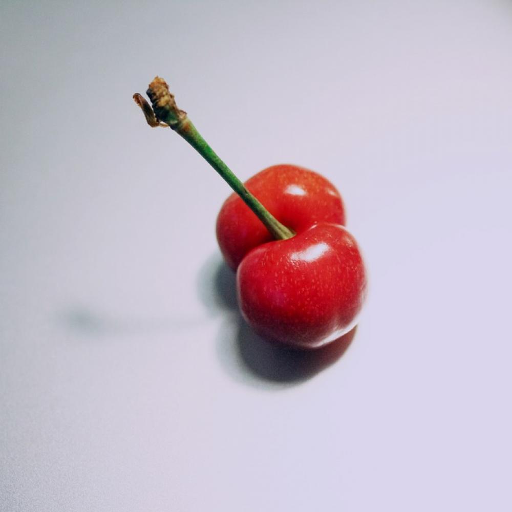 Minimalist Still Life Fruit Cherry Red White Minimalist Still Life Fruit Cherry Red White