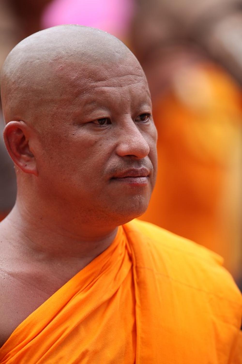 Monk Buddhist Meditate Tradition Ceremony Orange Monk Buddhist Meditate Tradition Ceremony Orange