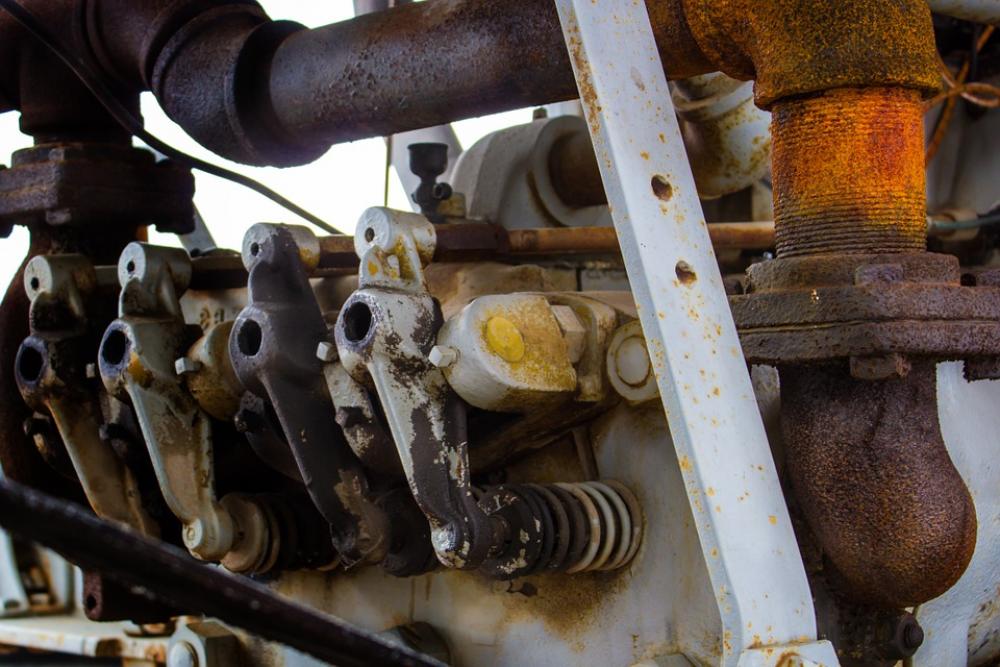 Motor Old Oil Vehicle Rust Steel Exhaust Tractor Motor Old Oil Vehicle Rust Steel Exhaust Tractor
