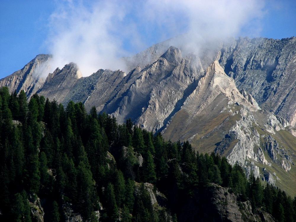 Mountain Mountains Clouds Smoke Boiler Steam Mountain Mountains Clouds Smoke Boiler Steam