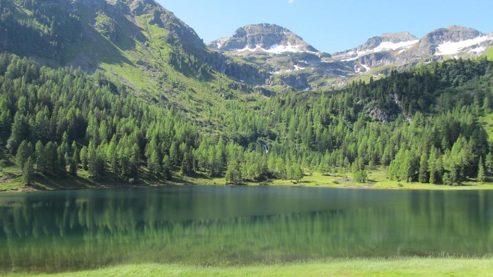 Mountain Lake Water Sky Nature Scene Peaceful Mountain Lake Water Sky Nature Scene Peaceful