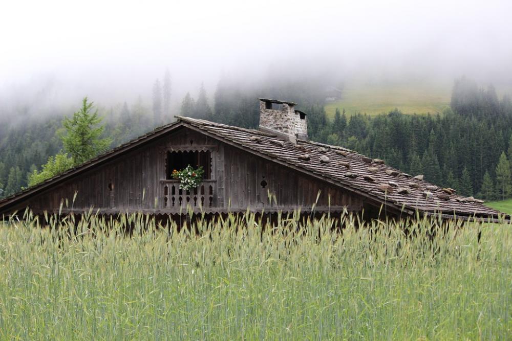 Mountain Hut Log Cabin Wood Shingle Roof Rye Mountain Hut Log Cabin Wood Shingle Roof Rye