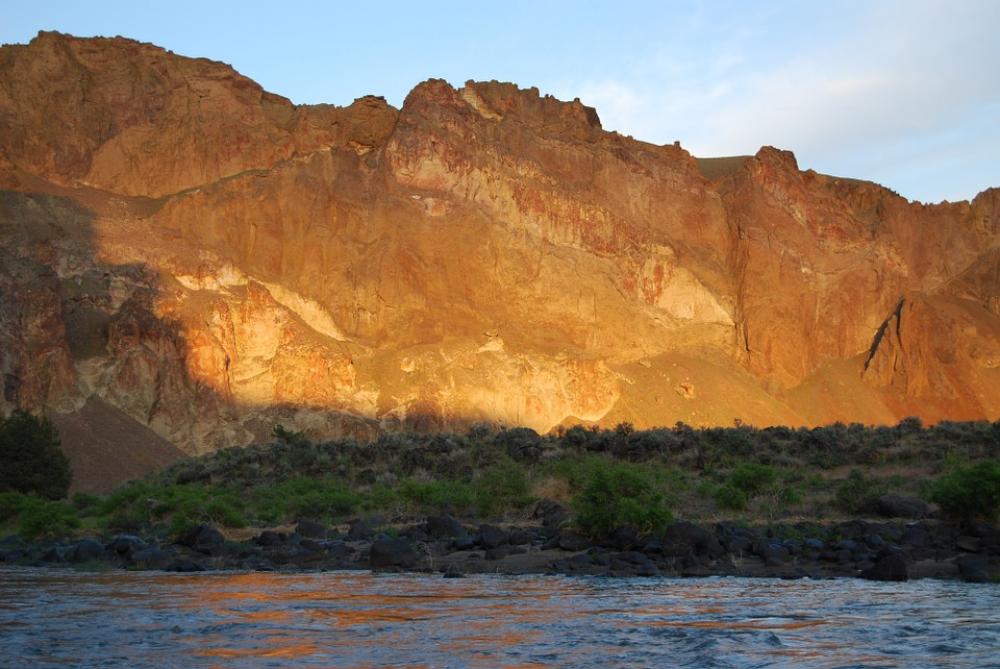 Mountains Sunset River Owyhee River Dusk Colors Mountains Sunset River Owyhee River Dusk Colors