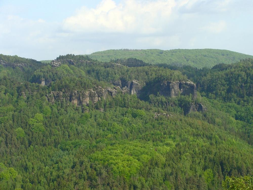 Mountains Sky Clouds Summer Forest Trees Woods Mountains Sky Clouds Summer Forest Trees Woods