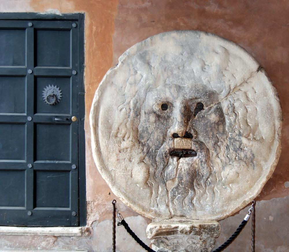 Mouth Truth Sculpture Rome Italy Mouth Truth Sculpture Rome Italy