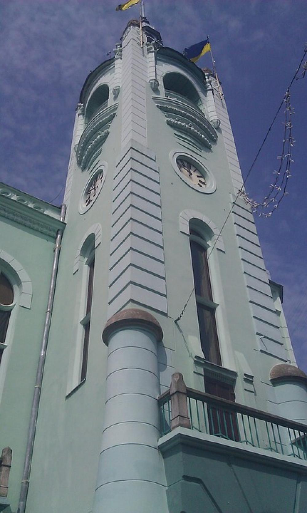 Mukachevo Town Hall City Architecture Tower Mukachevo Town Hall City Architecture Tower