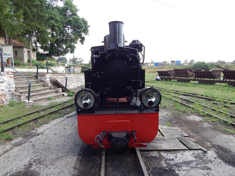 Narrow-Gauge Railway Train Wagons Locomotive Rails Narrow-Gauge Railway Train Wagons Locomotive Rails