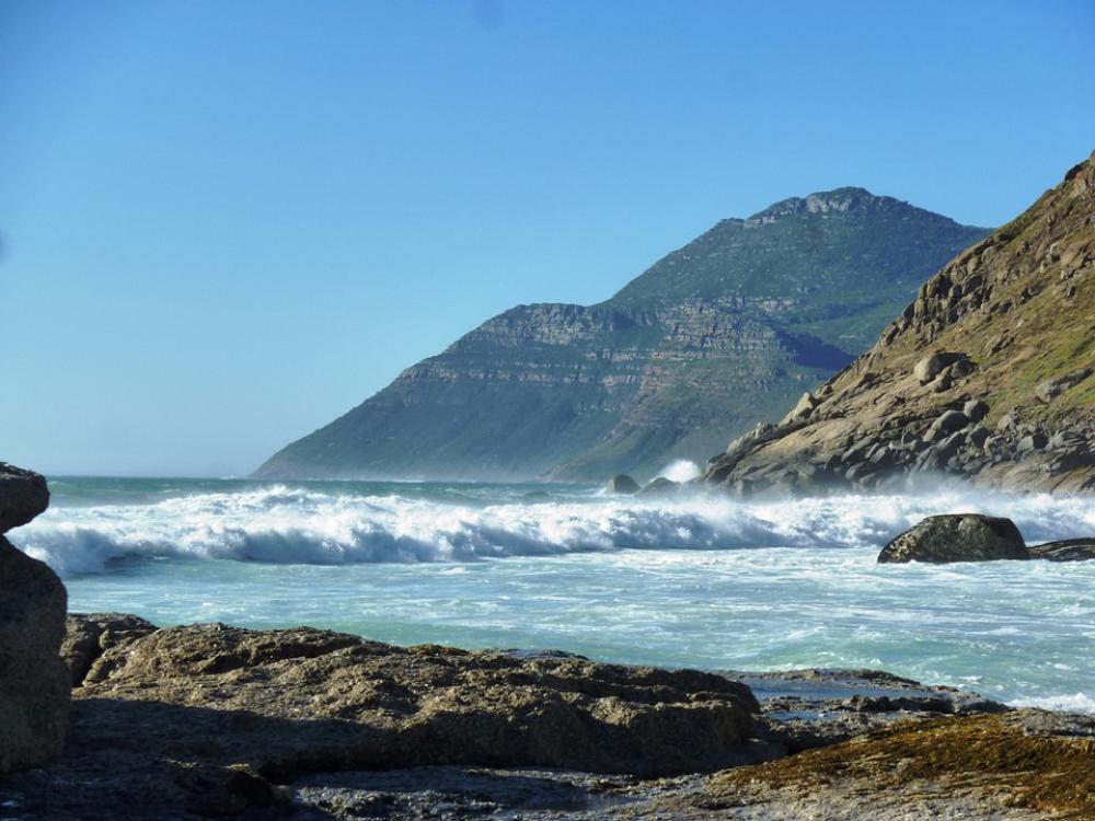 Noordhoek South Africa Beach Sea Wave Noordhoek South Africa Beach Sea Wave