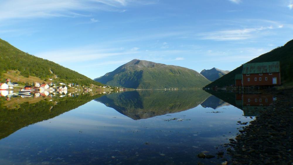 Norway Fjord Water Mirroring Nature Norway Fjord Water Mirroring Nature