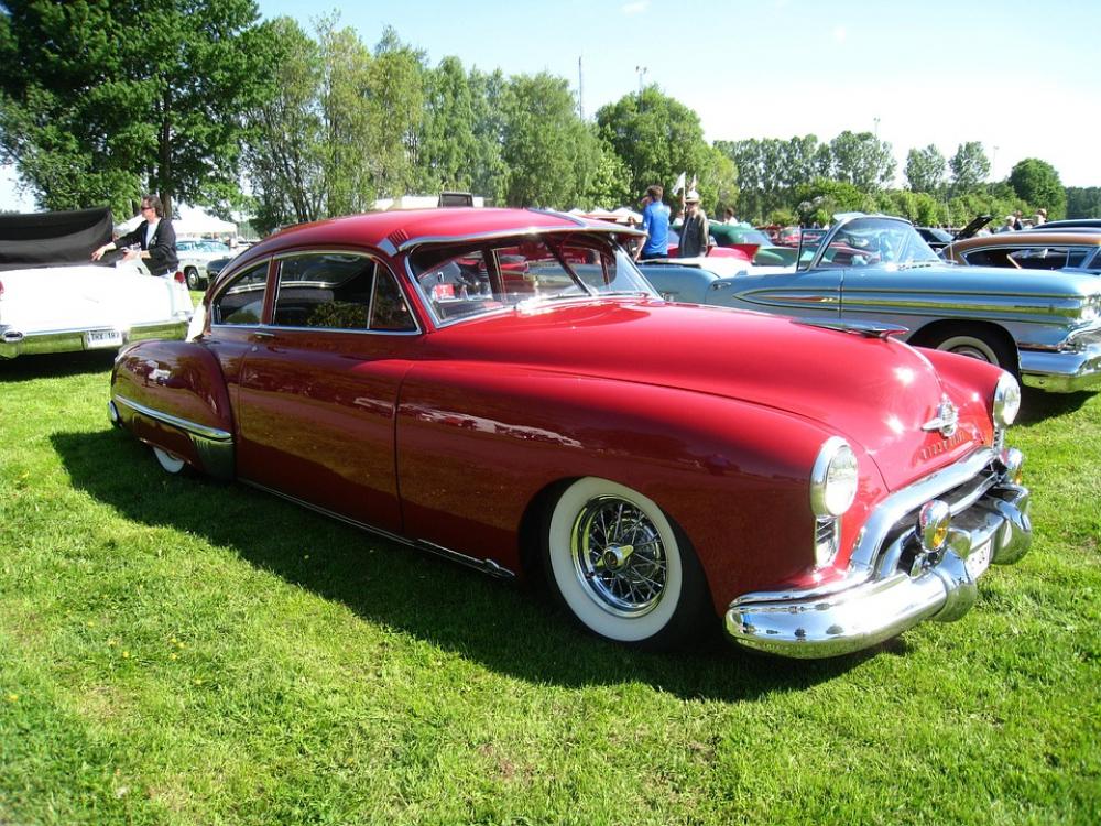 Oldsmobile Red Grass Exhibition People Tree Oldsmobile Red Grass Exhibition People Tree
